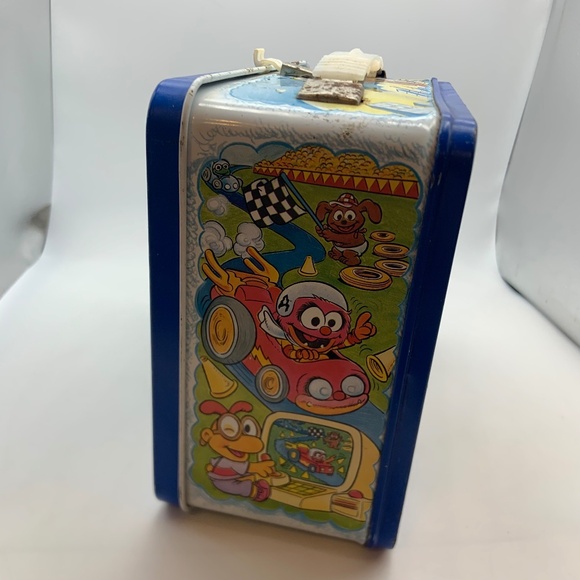 Vintage Jim Henson's Muppet Babies Retro Metal Lunch Box with Thermos 1985 - Picture 9 of 16